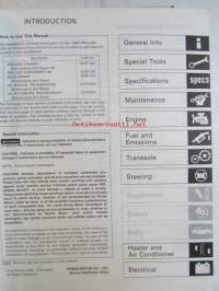 Honda Prelude Shop Manual Supplement 1989, Prelude Supplement 1990, Sisältää Honda Preluden 2 eri korjauskirjaa, katson kuvista tarkemmin muut tiedot ja