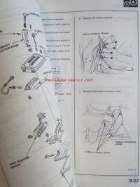 Honda Prelude Shop Manual Supplement 1989, Prelude Supplement 1990, Sisältää Honda Preluden 2 eri korjauskirjaa, katson kuvista tarkemmin muut tiedot ja