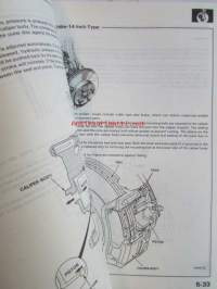 Honda Prelude Shop Manual Chassis maintenance and Repair 1988, Prelude Construction and Function 1988, Prelude Body Repair Manual 1988  - Sisältää Honda Preluden