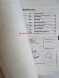 Honda Prelude Shop Manual Chassis maintenance and Repair 1988, Prelude Construction and Function 1988, Prelude Body Repair Manual 1988  - Sisältää Honda Preluden