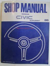 Honda Civic Shop Manual Construction and Function 1988, Civic Chassis Maintenance and Repair 1988, Electrical Wiring Diagram 1988, Civic Body Repair Manual 1988,