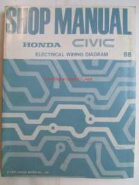 Honda Civic Shop Manual Construction and Function 1988, Civic Chassis Maintenance and Repair 1988, Electrical Wiring Diagram 1988, Civic Body Repair Manual 1988,