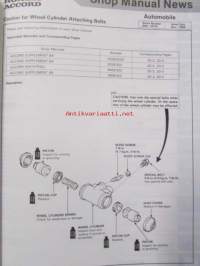 Honda Accord Shop Manual Electrical Wiring Diagram 1988-89, Accord Supplement 1988 an 1989 - Sisältää Honda Accordin 3 eri korjauskirjaa, katso kuvista tarkemmin