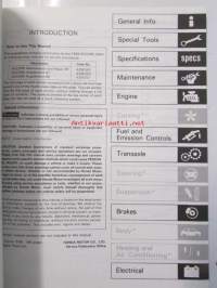 Honda Accord Shop Manual Electrical Wiring Diagram 1988-89, Accord Supplement 1988 an 1989 - Sisältää Honda Accordin 3 eri korjauskirjaa, katso kuvista tarkemmin