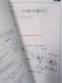 Honda Accord Shop Manual Electrical Wiring Diagram 1988-89, Accord Supplement 1988 an 1989 - Sisältää Honda Accordin 3 eri korjauskirjaa, katso kuvista tarkemmin