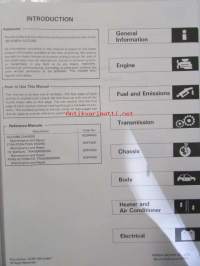 Honda Accord Shop Manual Construction and Function 1990, Body Repair Manual 1990, Chassis Maintenance and Repair 1990, Accord Supplement 1991 - Sisältää Honda