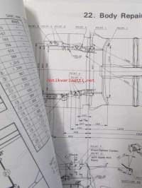 Honda Accord Shop Manual Construction and Function 1990, Body Repair Manual 1990, Chassis Maintenance and Repair 1990, Accord Supplement 1991 - Sisältää Honda