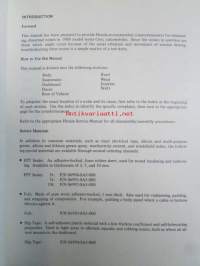 Honda Noise Control Repair Manual, Civic Model Series from 1988, katso kuvista tarkemmin muut tiedot ja sisällysluettelo