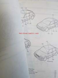 Honda Noise Control Repair Manual, Civic Model Series from 1988, katso kuvista tarkemmin muut tiedot ja sisällysluettelo