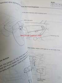 Honda Noise Control Repair Manual, Civic Model Series from 1988, katso kuvista tarkemmin muut tiedot ja sisällysluettelo