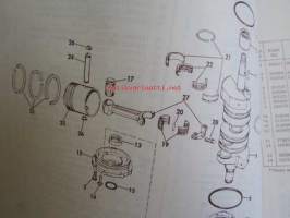 Evinrude 1969 Parts book 115 Star Flite  (First in outboards), katso tarkemmat mallimerkinnät kuvista.