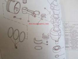 Evinrude 1969 Parts book 55 Triumph  (First in outboards), katso tarkemmat mallimerkinnät kuvista.