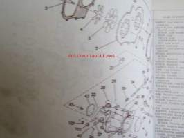 Evinrude 1969 Parts book 40 Lark  (First in outboards), katso tarkemmat mallimerkinnät kuvista.