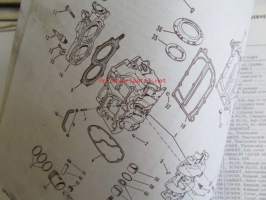 Evinrude 1969 Parts book 9 1/2 Sporstwin  (First in outboards), katso tarkemmat mallimerkinnät kuvista.