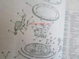 Evinrude 1970 Parts book 40 Horsepower Lark  (First in outboards), katso tarkemmat mallimerkinnät kuvista.