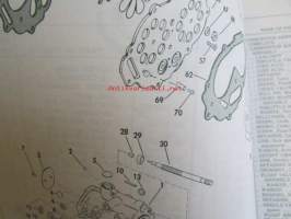 Evinrude 1970 Parts book 25 Horsepower Sporster  (First in outboards), katso tarkemmat mallimerkinnät kuvista.